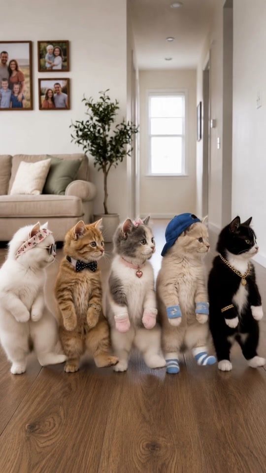 Cats dance when no one is home thumbnail from TikTok