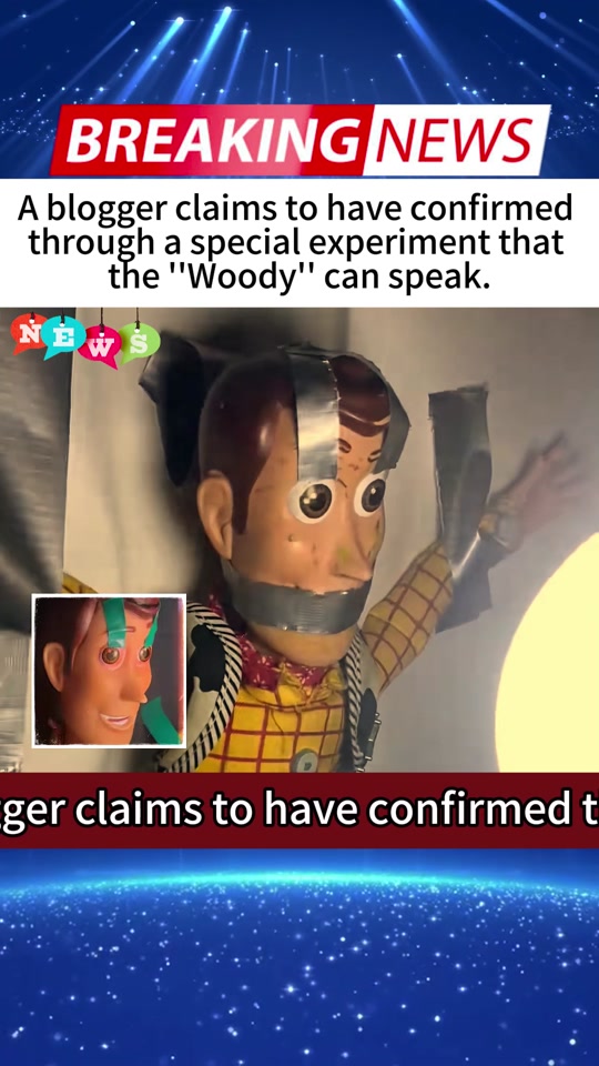 A blogger claims to have confirmed through a special experiment that the ''Woody'' can speak. thumbnail from TikTok