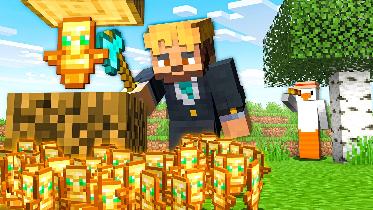 Minecraft, But Drops Are Totally Random thumbnail from YouTube
