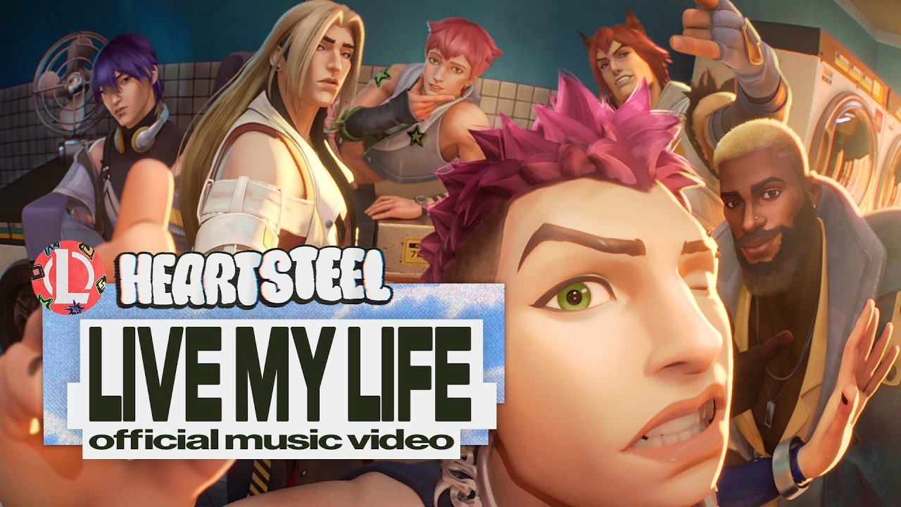 HEARTSTEEL - Live My Life ft. Anderson .Paak, BAEKHYUN, Connor Price, Nic D (Official Music Video) thumbnail from YouTube