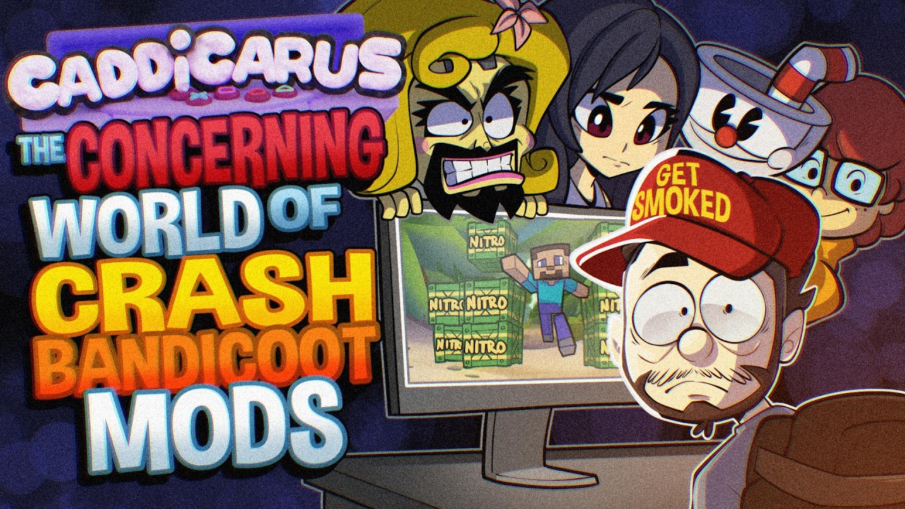 The Concerning World of Crash Bandicoot Mods and Hacks - Caddicarus thumbnail from YouTube