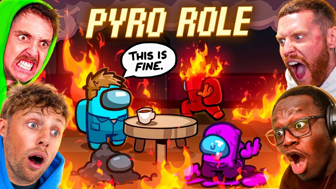 SIDEMEN AMONG US PROX CHAT BUT EVERYTHING IS ON FIRE thumbnail from YouTube
