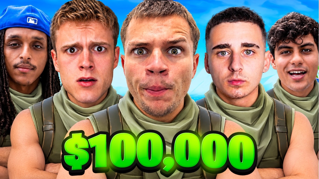 100 STREAMER FORTNITE TOURNAMENT thumbnail from YouTube