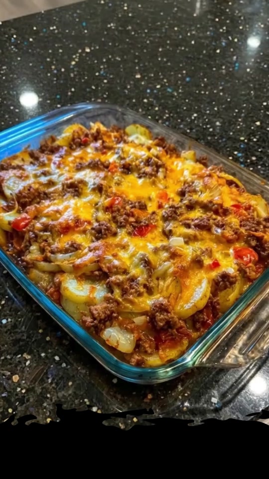 Hobo Casserole with Ground Beef 🥔🧀 One bite of this cheesy, beefy casserole and you’ll understand why everyone goes... thumbnail from TikTok