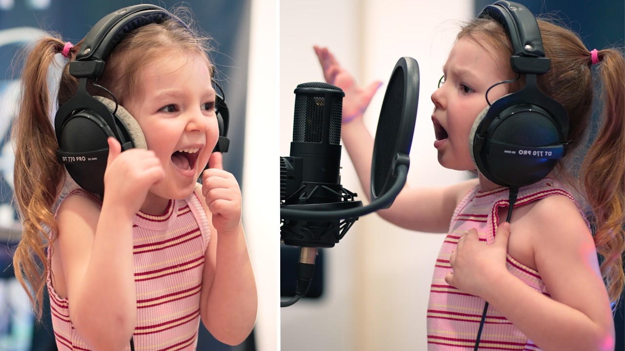 5-Year-Old PRODIGY Records "My Way" in the Studio! 🎙️✨ thumbnail from YouTube