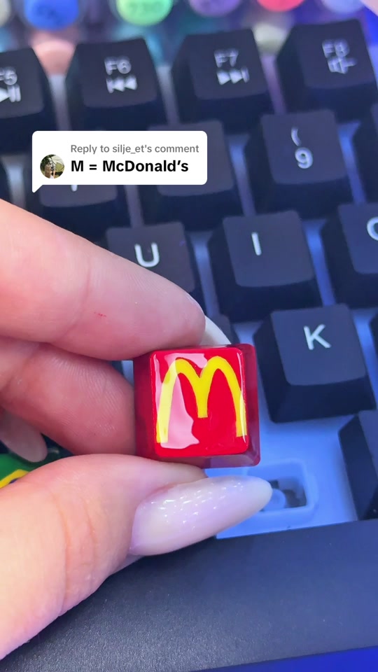 Replying to @silje_et Drawing M for McDonald’s Logo! Then Drawing on my keyboard! @McDonald’s thumbnail from TikTok