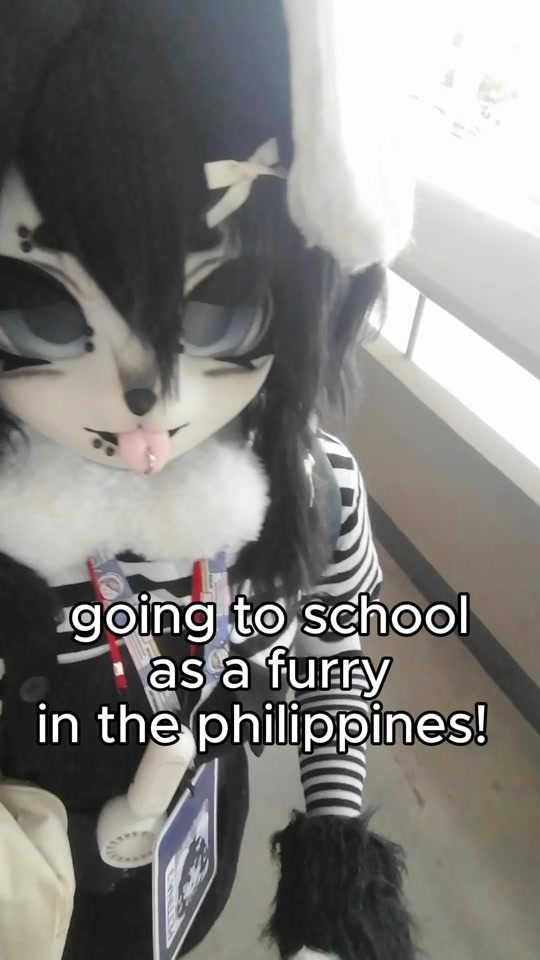 Going to school as a furry in the Philippines! thumbnail from TikTok