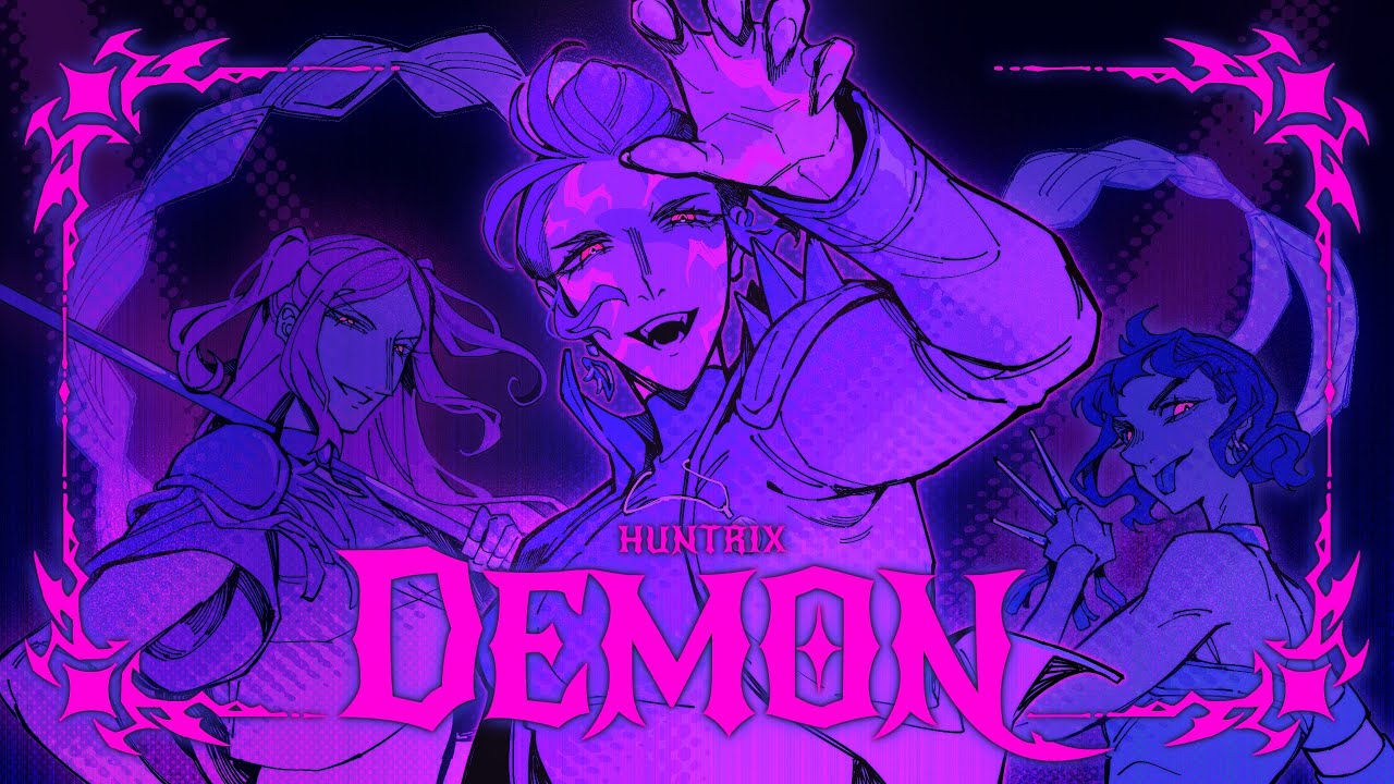 HUNTRIX VILLAIN SONG - 'Demon' | KPop Demon Hunters Style Original Song | Animated Music Video ​ thumbnail from YouTube