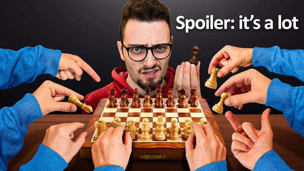 How Many Streamers Does It Take to Beat a Chess Pro? thumbnail from YouTube