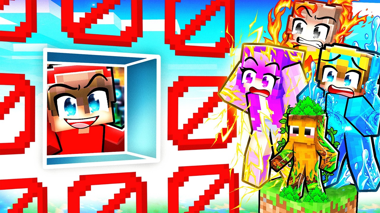 Trapping ELEMENTALS in a FAKE One Block.. thumbnail from YouTube