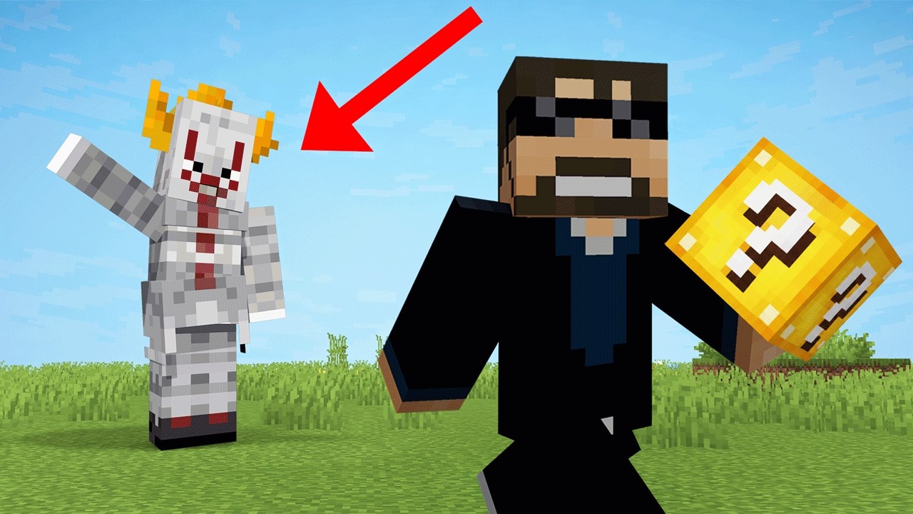 We Get Jump Scared in Minecraft Lucky Blocks thumbnail from YouTube