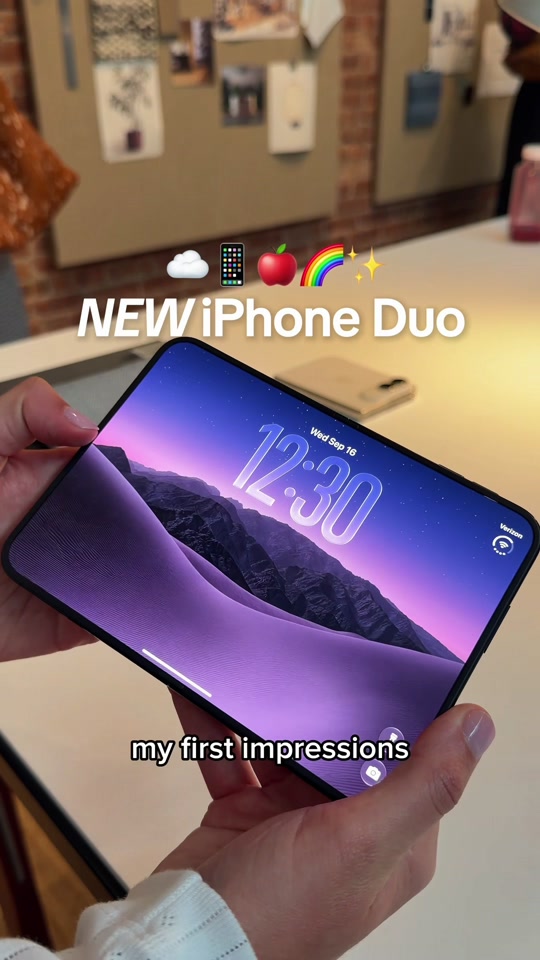 iPhone Duo first impressions 📱🍏🌈✨ thumbnail from TikTok