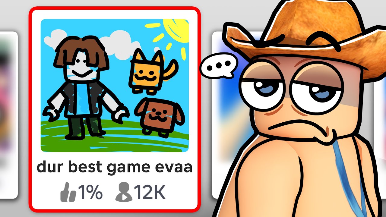 Roblox but it’s ONLY BAD GAMES thumbnail from YouTube
