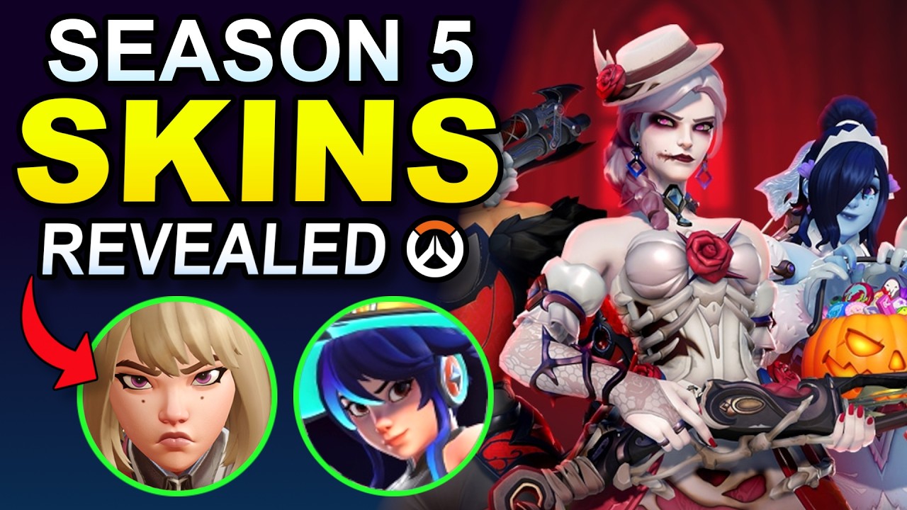 All New Skins, Solo Leveling Collab, Doctrine, & MORE! - Overwatch Season 5 Trailer Breakdown thumbnail from YouTube
