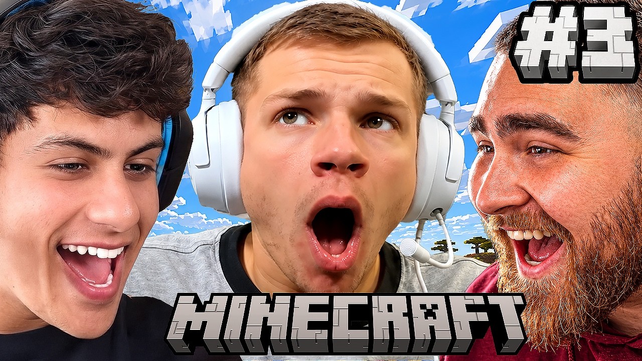 PLAYING HARDCORE MINECRAFT UNTIL WE BEAT IT DAY 3 thumbnail from YouTube