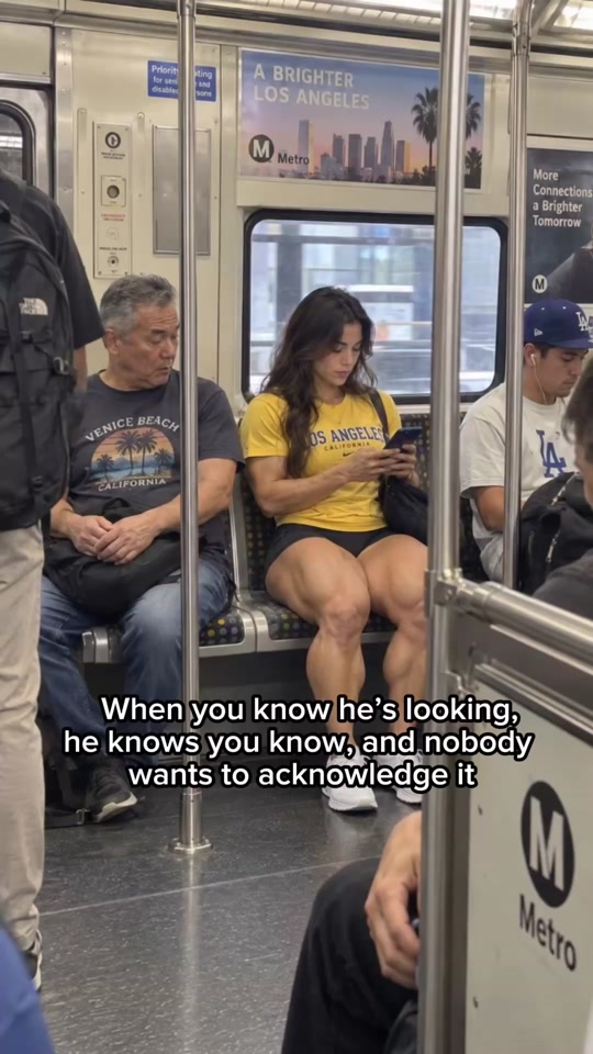 I will miss my stop before I look up and accidentally make eye contact with someone who’s been staring at me for the ... thumbnail from TikTok