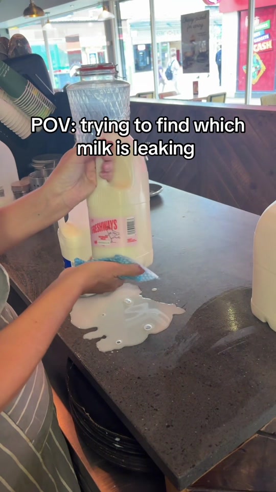 Milk roulette. thumbnail from TikTok
