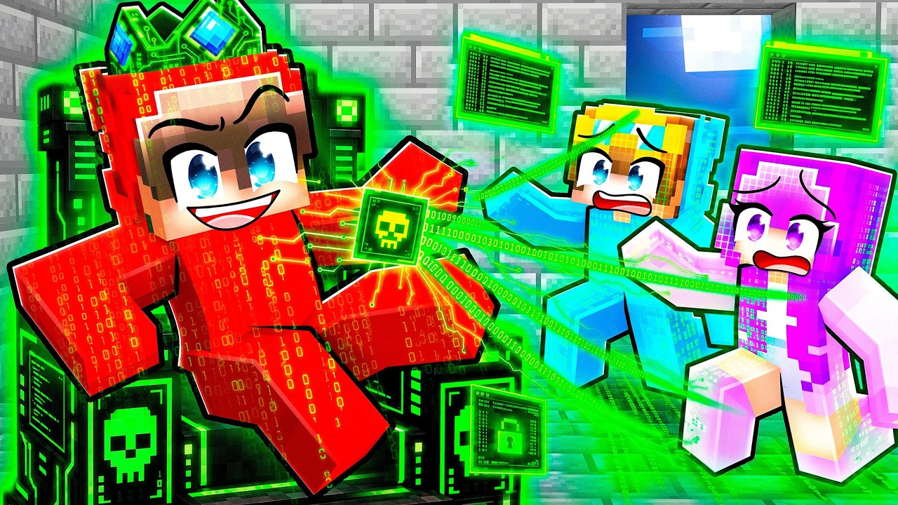 I Became A HACKER KING in Minecraft… thumbnail from YouTube