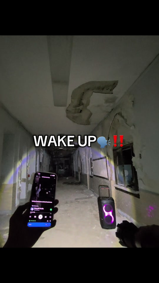 i played “Bring Me To Life” by Evanescence inside of an abandoned school for the skinwalkers! thumbnail from TikTok
