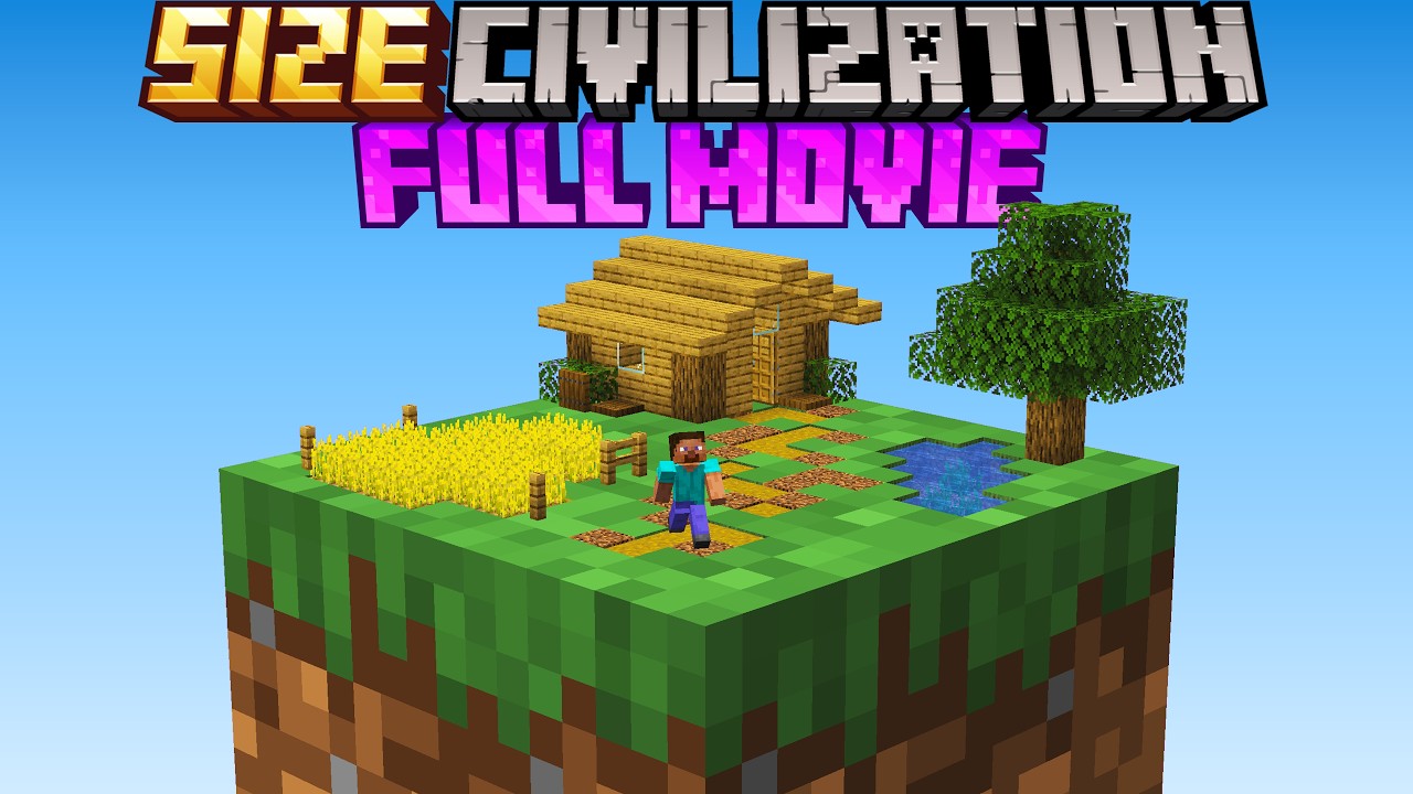 Minecraft, But I Join Size Civilization... thumbnail from YouTube
