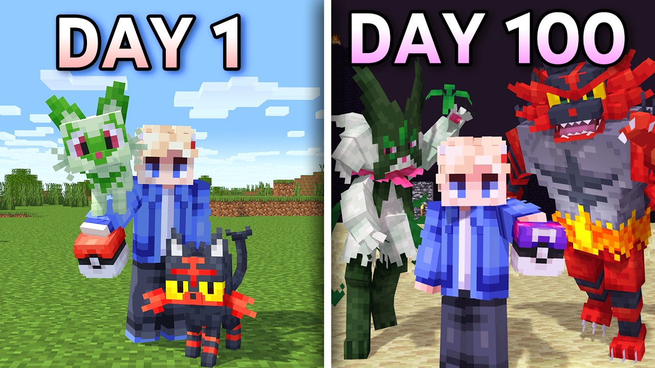 100+ Days of Cobblemon because I lost my job thumbnail from YouTube