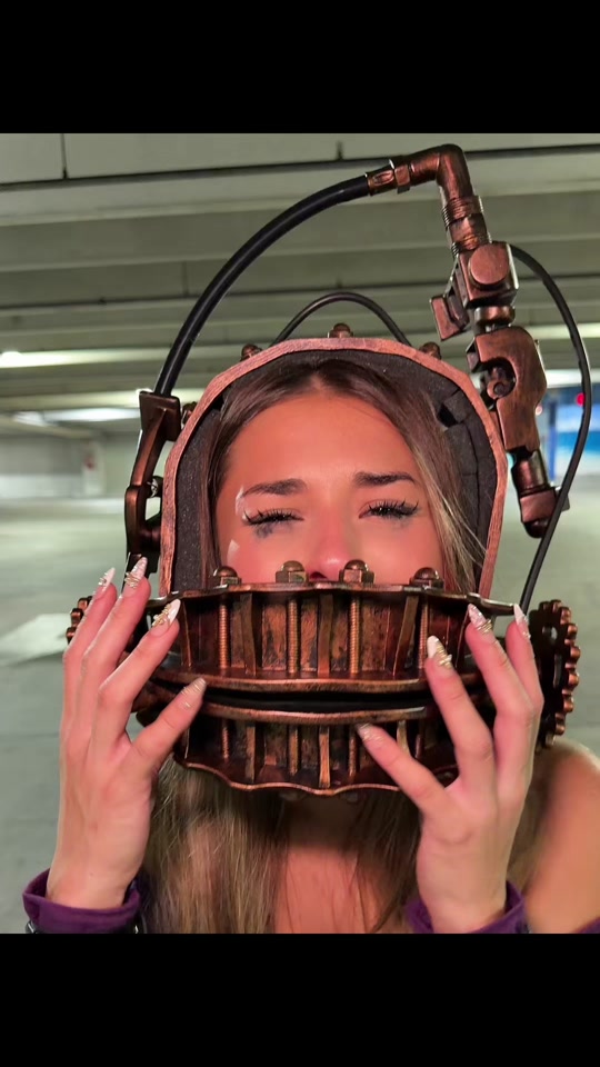 wanna play a game? @summer bear trap halloween costume thumbnail from TikTok
