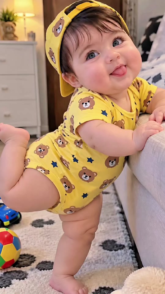 Lucky cute baby says papa 💘💘 thumbnail from TikTok