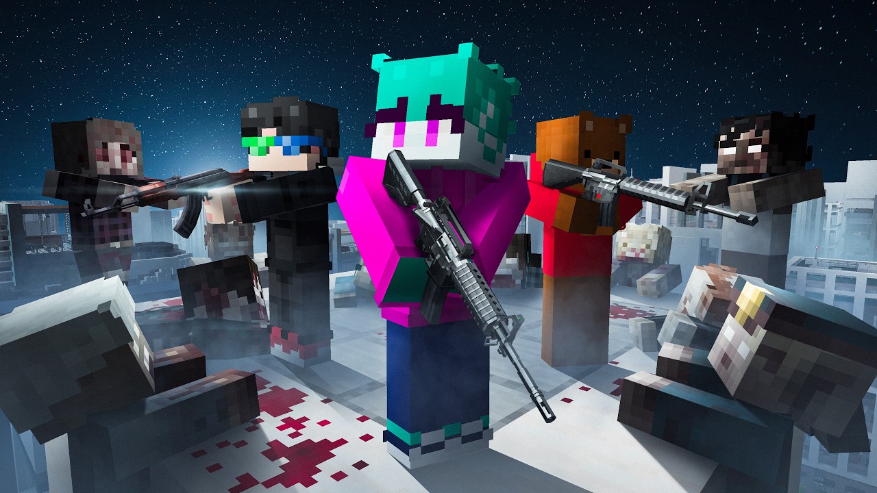 THE MINECRAFT ZOMBIE APOCALYPSE GOT OUT OF CONTROL thumbnail from YouTube