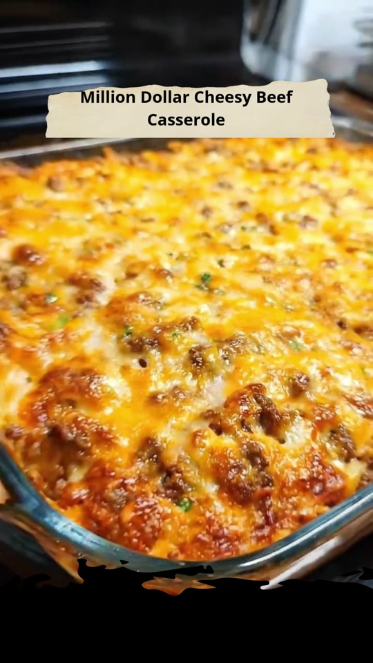 Million Dollar Spaghetti Casserole 🍝🧀🔥 There’s a reason they call it MILLION DOLLAR spaghetti—one cheesy, creamy b... thumbnail from TikTok