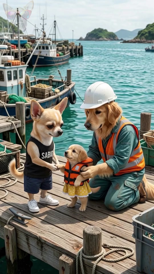 👶🇱🇷 Sabio is babysitting a sweet little puppy at the harbor while her mom works. ⚓️ 😈 Thieves kidnap her and spee... thumbnail from TikTok