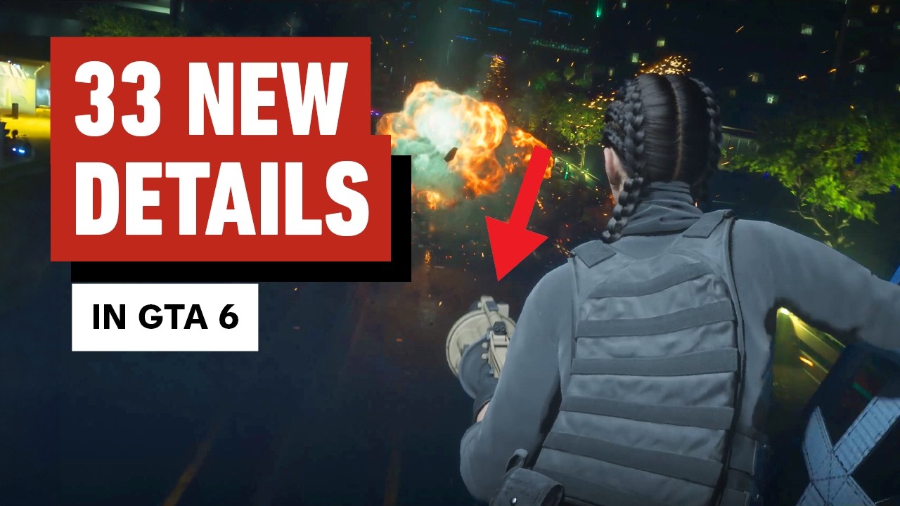 GTA 6: 33 New Details From the Launch Trailer thumbnail from YouTube