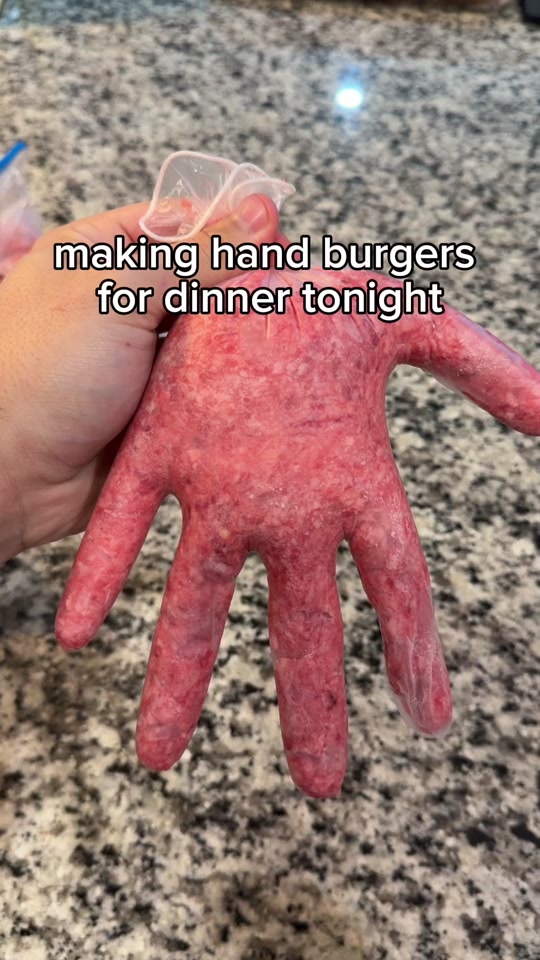Made some hand burgers thumbnail from TikTok