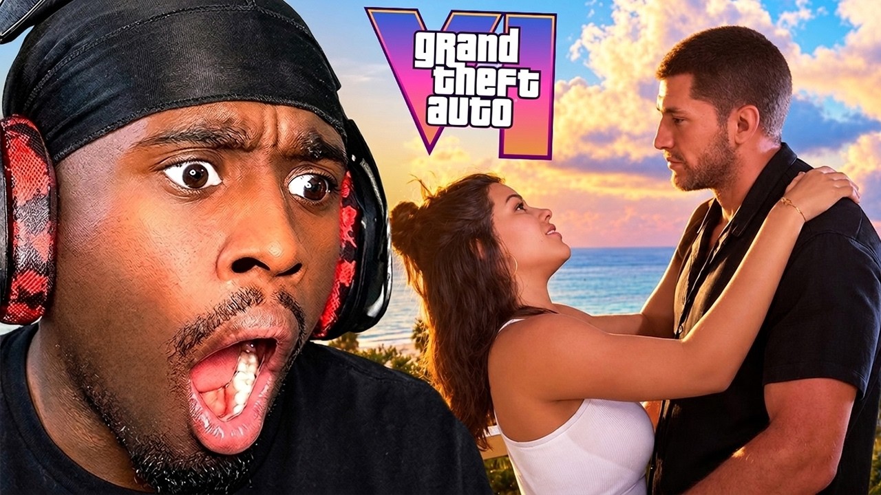 Kai Cenat Reacts To GTA 6 - Official Launch Trailer thumbnail from YouTube