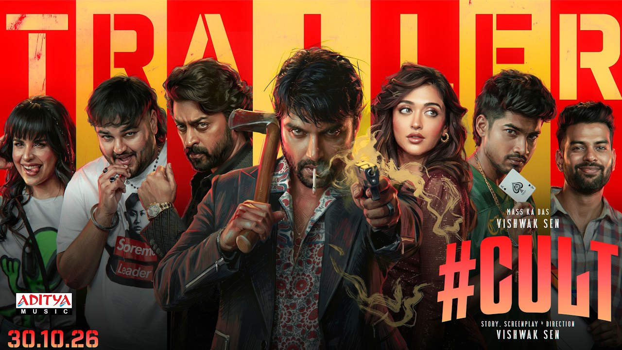 #CULT Official Trailer | Vishwak Sen | Ravi Basrur | Sandeep Kakarala | Gayatri Bharadwaj thumbnail from YouTube