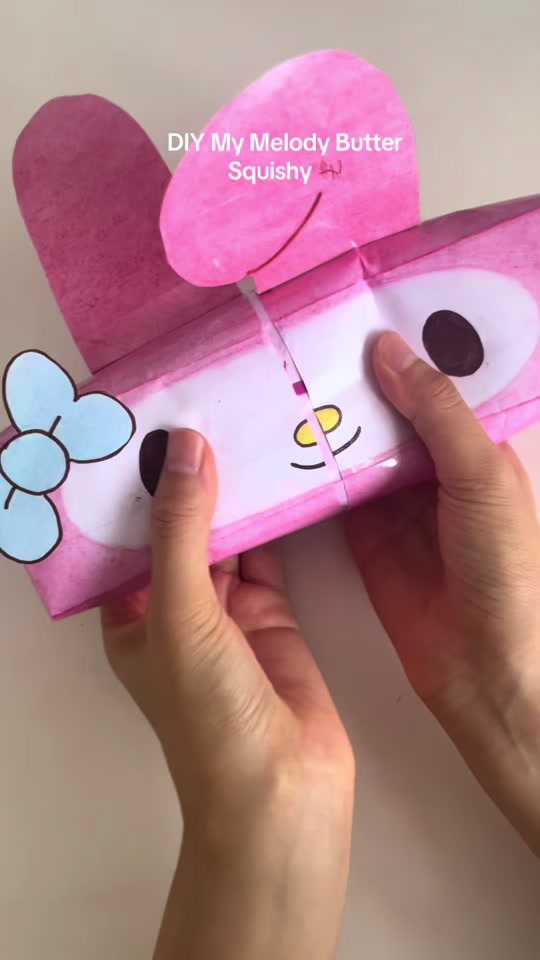 DIY My Melody Butter Squishy 🎀 thumbnail from TikTok
