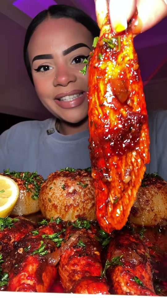 Onion and crab boil thumbnail from TikTok