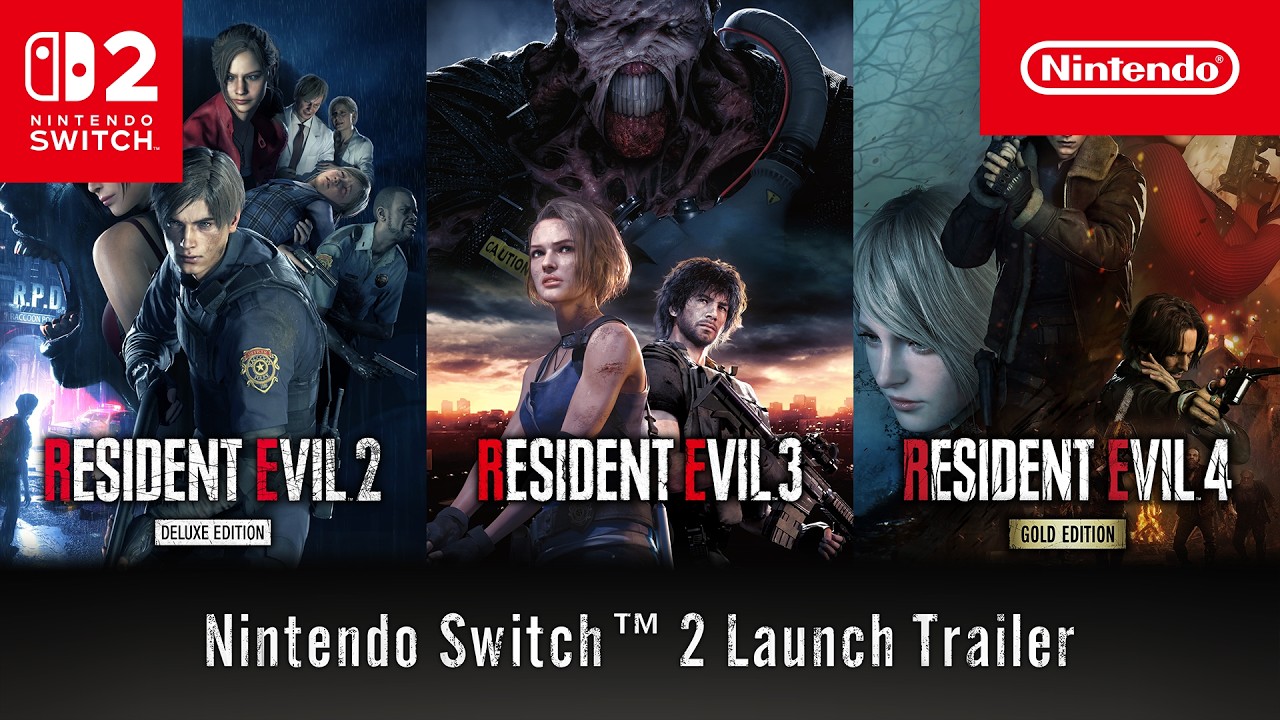 Resident Evil 2/3/4 – Launch Trailer – Nintendo Switch 2 thumbnail from YouTube