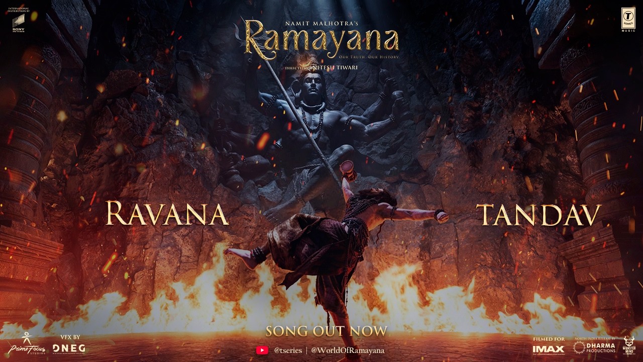 Ramayana: Ravana Tandav (Song) | Namit M, Nitesh T | Ranbir, Yash | AR Rahman, Vishal D, Kumar V thumbnail from YouTube