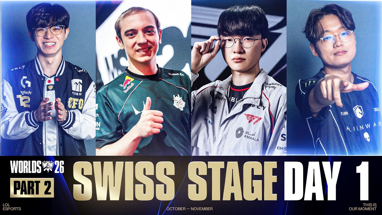 WORLDS 2026 SWISS CONTINUES WITH MORE BANGERS - DAY 1 PART 2 thumbnail from YouTube