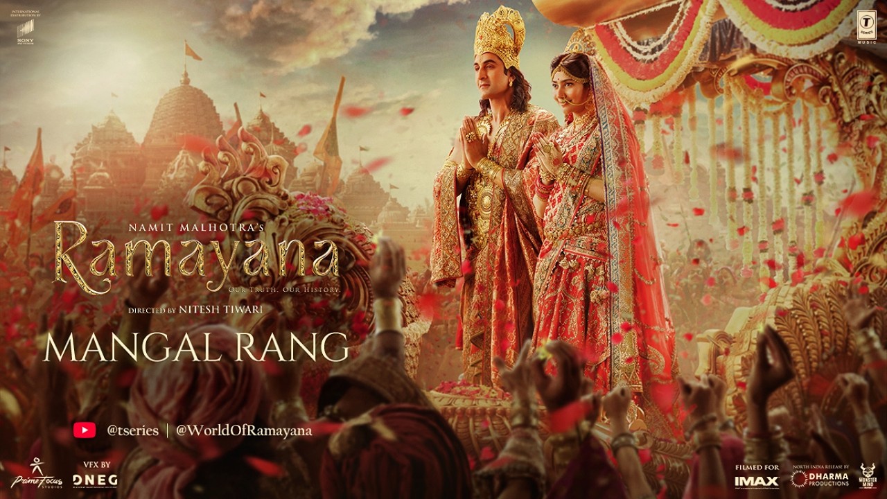 Ramayana: Mangal Rang (Song) | Namit M, Nitesh T | AR Rahman, Arijit Singh, Shreya Ghoshal, Kumar V thumbnail from YouTube
