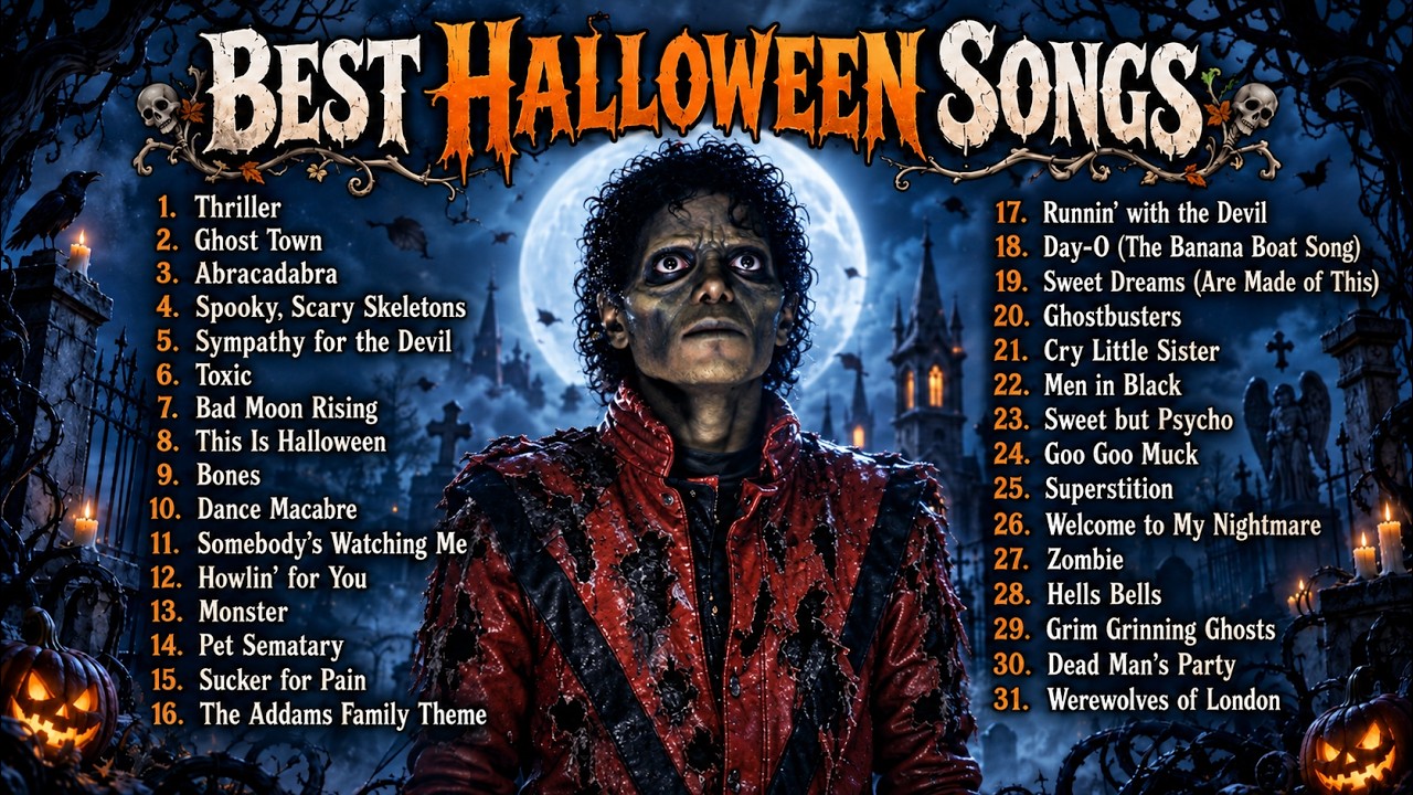 Halloween Songs Playlist 🎃 Top Halloween Music 2026 👻 Halloween Music Mix Halloween Party Playlist thumbnail from YouTube