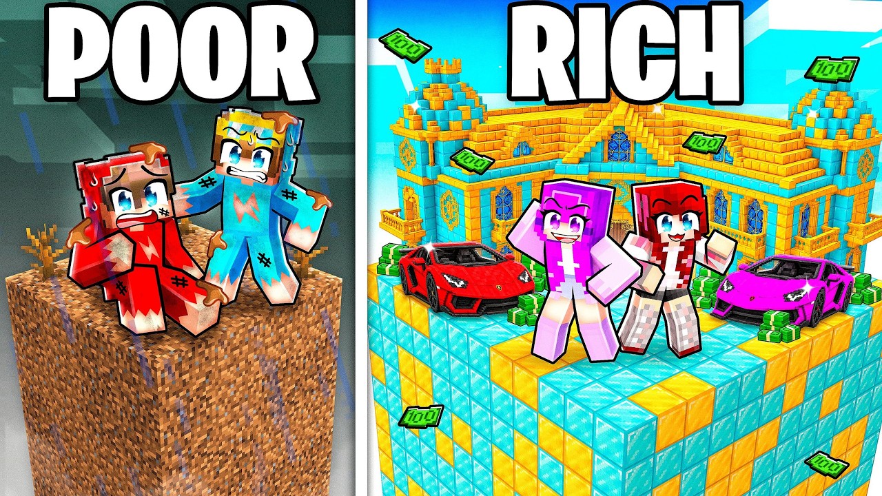 Boys vs Girls: POOR to RICH Chunk Battle! thumbnail from YouTube