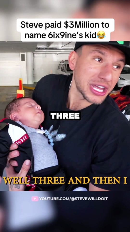 Bro paid $3Million to name 6ix9ine’s baby😂 thumbnail from TikTok