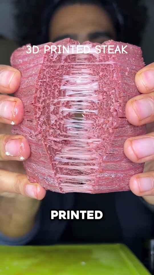 Your Steak Came From a Printer?! thumbnail from TikTok