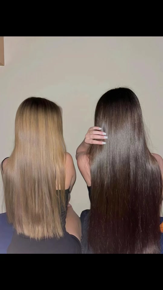 blonde and brunette hair duo thumbnail from TikTok