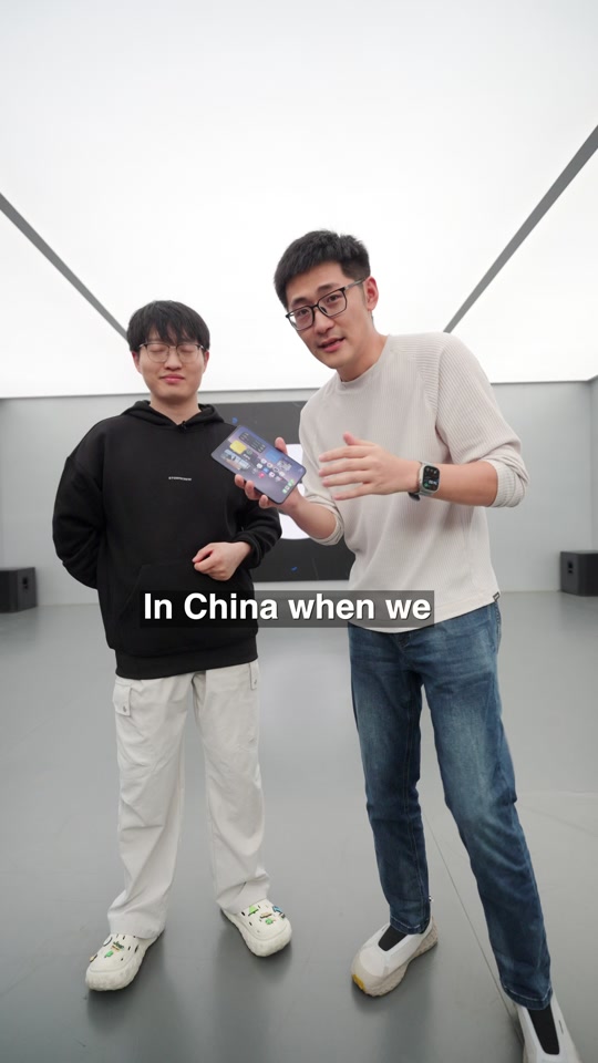 This is how we treat iPhone Duo in China when we're bored thumbnail from TikTok