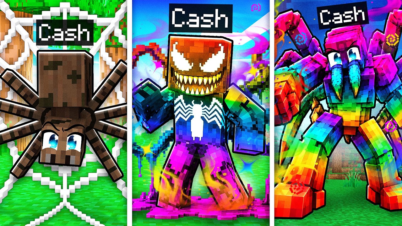 BIRTH to DEATH of an OP SPIDER in Minecraft.. thumbnail from YouTube