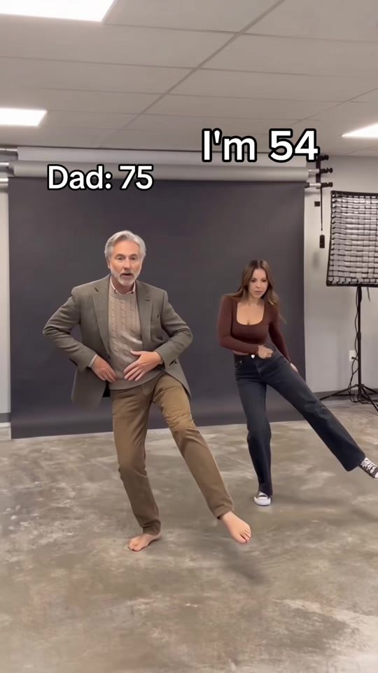 75 & 54 YEARS OLD… AND WE’RE STILL DANCING LIKE WE’RE 35! 💃🕺🔥 Age is a number. Your daily habits are what you prac... thumbnail from TikTok