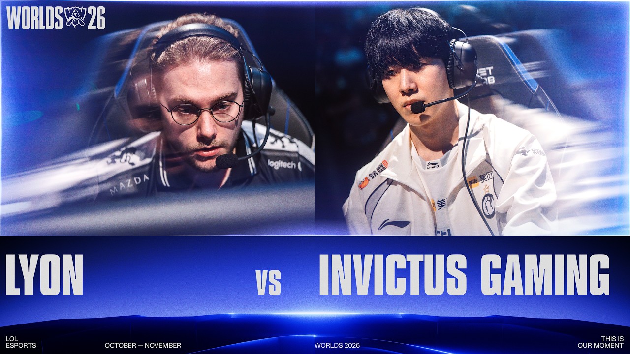 LYON vs IG | WORLDS 2026 | Swiss Stage Day 5 thumbnail from YouTube
