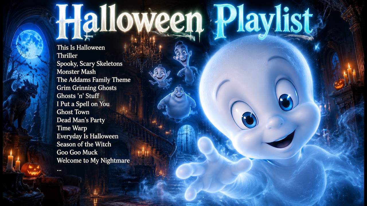 Halloween Playlist 2026 🎃👻 Best Halloween Songs of All Time | Casper's Haunted Mansion thumbnail from YouTube
